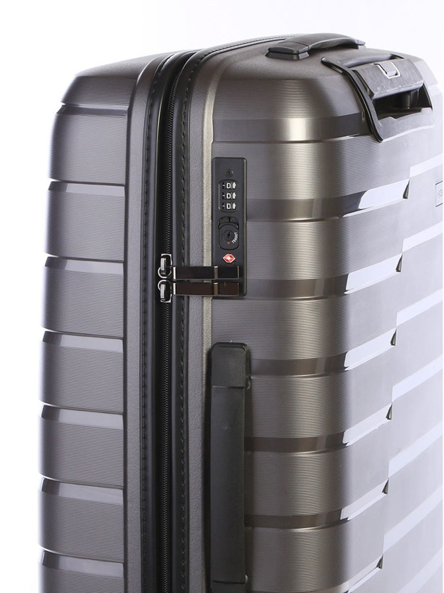 Luggage Cellini | Cellini Microlite Medium Trolley Case Black ⋆ ...